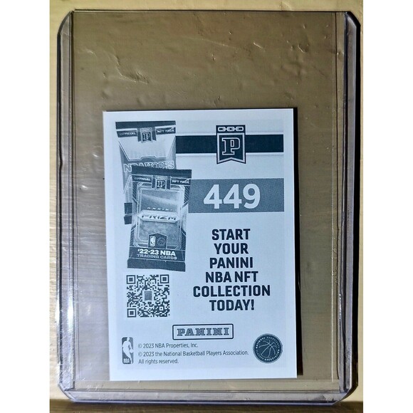 2023-24 Malcolm Brogdon Panini NBA Basketball #449 Sticker Trail Blazers - Picture 2 of 2